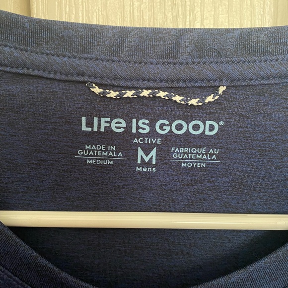 Life is Good Men's Long Sleeve Active Tee - Picture 3 of 6